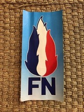 Affiche logo FRONT NATIONAL