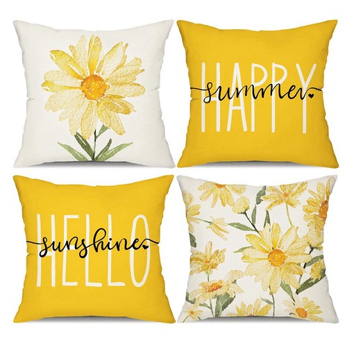 Housses coussin été 18 - de, d'été