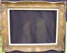 CADRE N°872 Montparnasse Bois XXème P12 pour châssis 60,5 x 44,5 cm