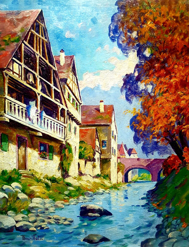 Superbe tableau ancien signé - superbe,