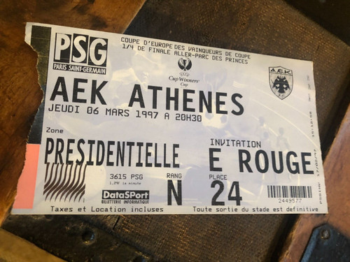 Ticket psg aek athenes - ticket, &