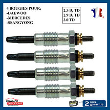 4 Bougie de préchauffage pour Mercedes Sprinter 2,3d 208 d 308d 408d 2,3l Diesel