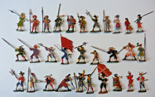 Plats d'étain - Zinnfiguren : Guerre des paysans 1525 (allemands).
