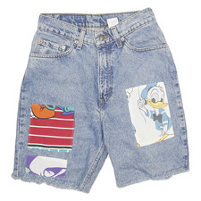 Shorts En Jean Bleu Femme