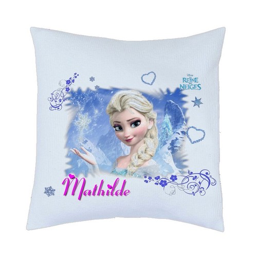 Coussin reine des neiges - des,