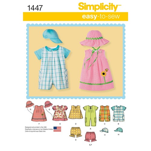 Simplicity 1447 barboteuse - simplicity,