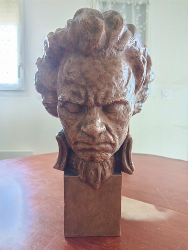 Rare buste beethoven - beethoven, terre