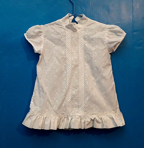 Ancienne robe tablier enfant - robe-tablier,