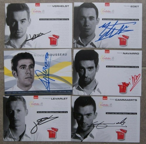Cyclisme autograph cofidis 6 - autograph,