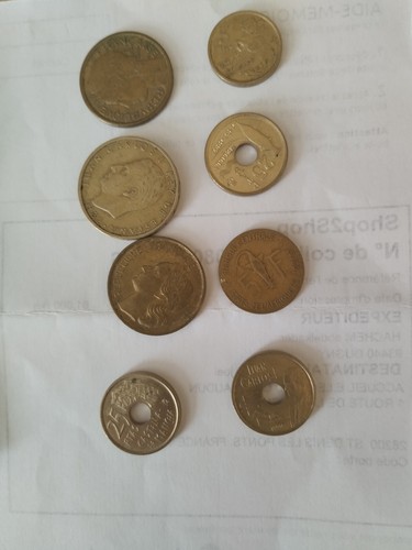 Pièce jaune 34 euro - pièce,