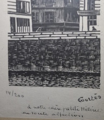 Gravure originale paris - paris,