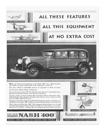 Affiche publicitaire voiture