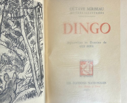 Octave mirbeau 1935 dingo avec - mirbeau,
