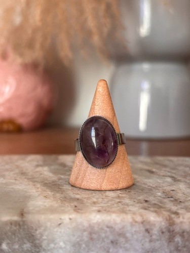 Bague améthyste naturelle - améthyste,