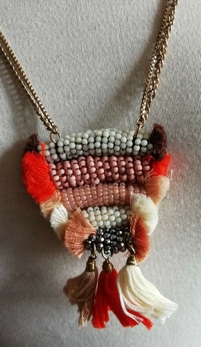 Collier pendentif pierre - collier,