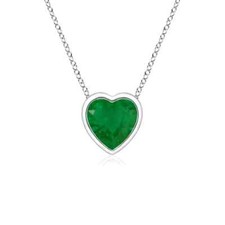 .60 ct. Genuine Emerald Bezel