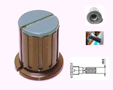 1 Bouton bleu et gris pour potentiomètre TEAC M-30 ou M-35 TASCAM et autre