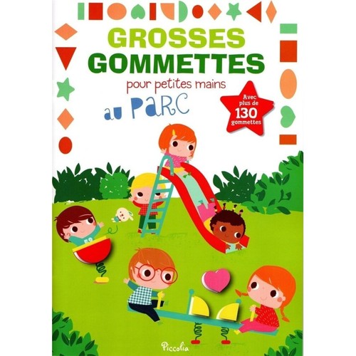 Livre jeux grosses - livre, gommettes