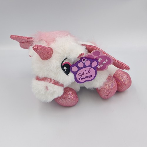 Peluche licorne blanche - , rose