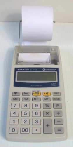 Calculatrice imprimante sharp - calculatrice-imprimante,
