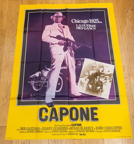 Capone affiche cinéma 120x160 - capone,