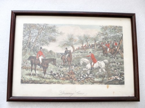 Chasse gravure lithographie - -,