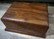 Ancien Vintage Boîte Cigarettes Bois d'Olive Hêtre Précieux Olivier Indochine