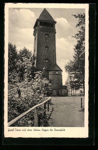 Carte postale dransfeld tour - carte,