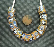 Perles MILLEFIORI Verre Murano