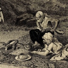 Mariano Fortuny Le Charmeur de Serpent Eau Forte Pierre Teyssonnières XIXe