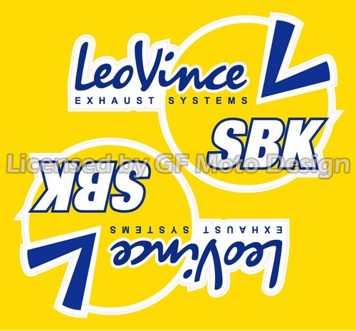 Leo vince auspuff stickers - 2,