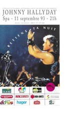 FLYER - JOHNNY HALLYDAY : EN