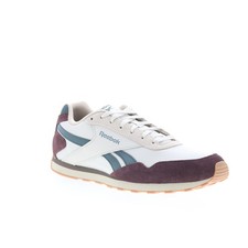 Reebok Glide Low baskets pour hommes en suede blanc