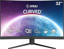 Écran Gaming MSI G32CQ4 E2 31,5" Incurvé WQHD 170Hz 1ms VA 1500R FreeSync PC NEU