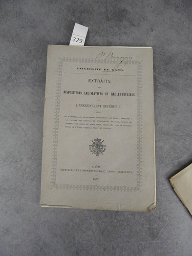 Université gand dispositions - gand,
