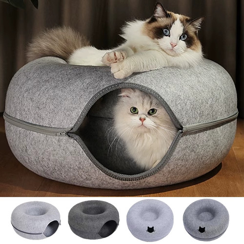 Tunnel rond pour - rond, chat
