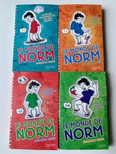 lot 4 livres série Le Monde de Norm tomes 1 2 3 4 - Hachette Romans