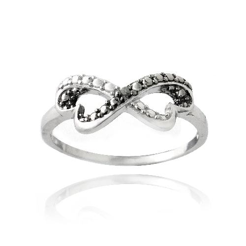 925 argent diamant noir - 925,