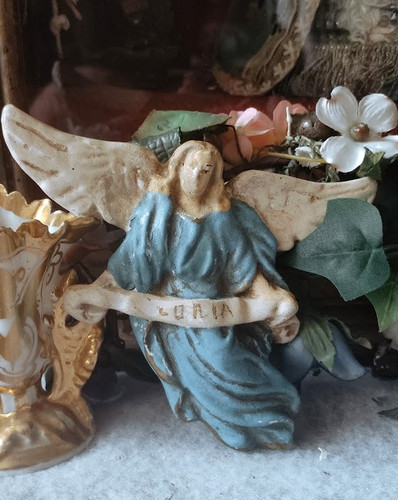 Antique ange creche - de,