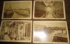 4 vraie photo 1880 Arsenal de Cherbourg Cuirassier  Le Fulminant  Trophé Marine