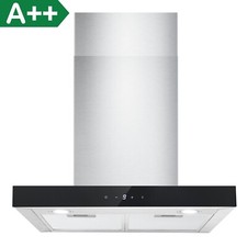 Hotte 60 cm commande tactile évacuation air circulation montage mural hotte A++