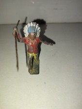 LR LOUIS ROSSY  - FAR WEST  PLOMB CREUX  CHEF INDIEN A LA LANCE