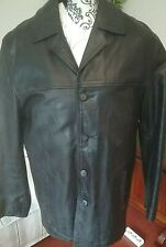 Veste 3/4 parka  REDSKINS homme cuir epais luxe T  50  L  comme neuf