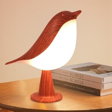 Lampe de chevet oiseau sans fil diffuseur d'arôme tactile batterie LED...