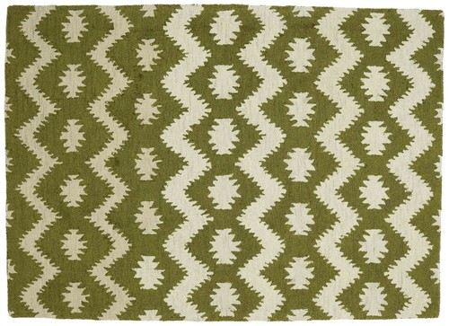 Tapis laine 160x230 blanc - laine,