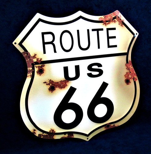 Route rusty shield - shield, lg