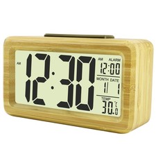 Réveil Numérique en Bois