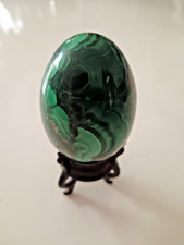 oeuf en pierre " malachite "