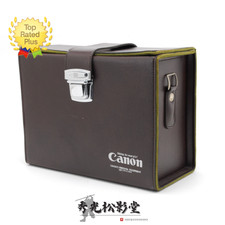 【NEUF】 Sacoche pour appareil photo en cuir marron vintage Canon étui rigide p...