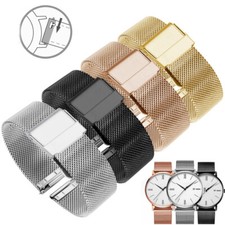 Bracelet De Montre En Maille Milanaise En Acier Inoxydable 10 14 16 18 20 22 /